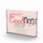 Cute Cool Mam Hand Lettering Moederdag Fotoblokken (Rechts)