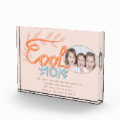 Cute Cool Mam Hand Lettering Moederdag Fotoblokken (Rechts)