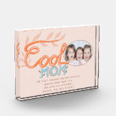 Cute Cool Mam Hand Lettering Moederdag Fotoblokken (Links)