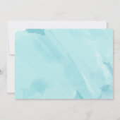 Cute Cool Tropical Flamingo Pool Party Sweet 16 Kaart (Achterkant)