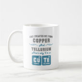 Cute Copper and Tellurium Joke Koffiemok (Links)