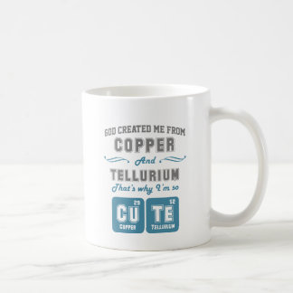 Cute Copper and Tellurium Joke Koffiemok