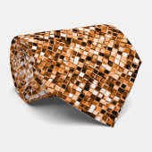 Cute Copper Herfst Glitter Stropdas (Opgerold)