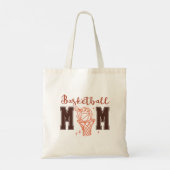 Cute Coquette Basketball Mom Tote Bag (Achterkant)