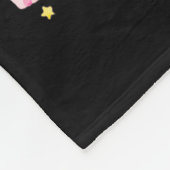 Cute Coquette Bow Pink Christmas Tree Santa Ginger Fleece Deken (Hoek)