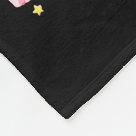 Cute Coquette Bow Pink Christmas Tree Santa Ginger Fleece Deken (Hoek)