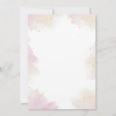 Cute Coquette Cherry Sweet Birthday Invitation Kaart (Achterkant)