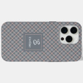 Cute Coral Grey iPhone Case Minimalist Phone Gift (Achterkant (horizontaal))