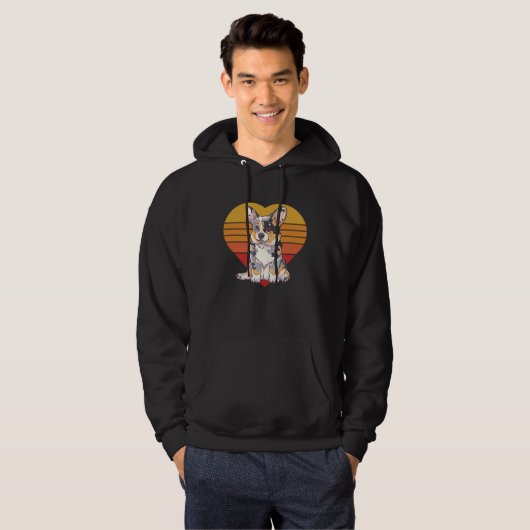 Cute Corgi    3 Hoodie (Voorkant volledig)