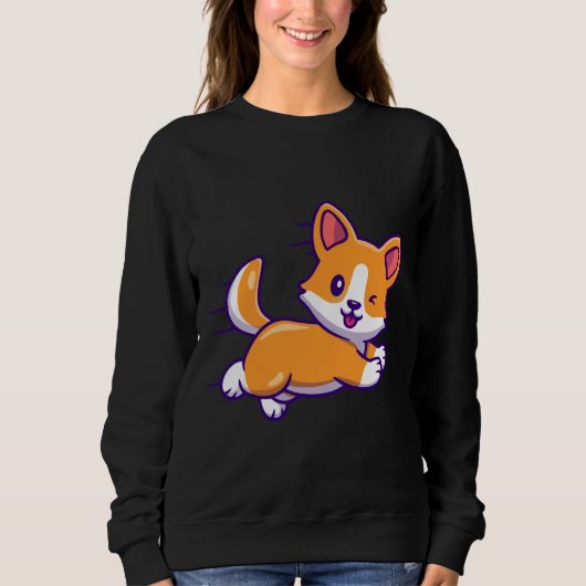 Cute Corgi 468 Trui (Voorkant)