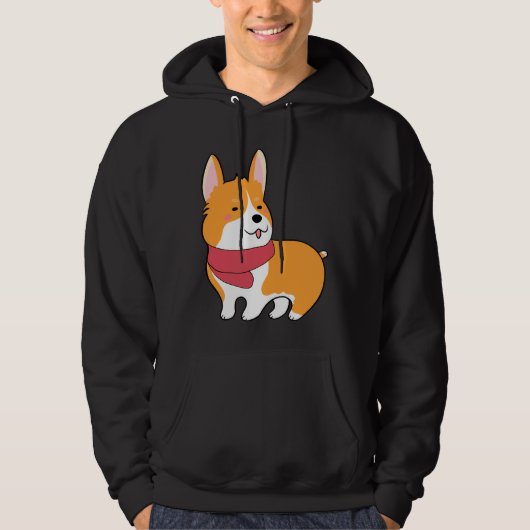 Cute Corgi 527 Hoodie (Voorkant)
