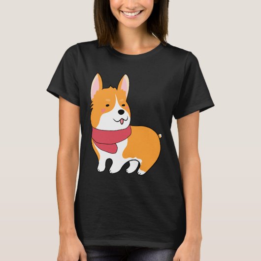 Cute Corgi 527 T-shirt (Voorkant)