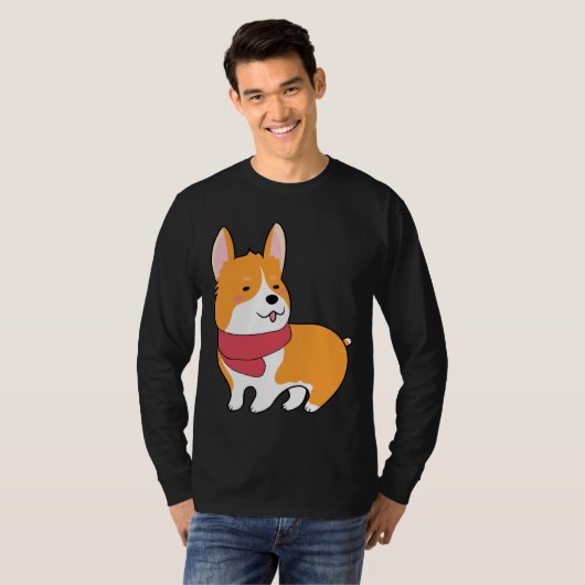 Cute Corgi 527 T-shirt (Voorkant volledig)