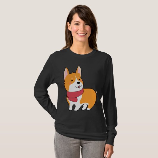 Cute Corgi 527 T-shirt (Voorkant volledig)