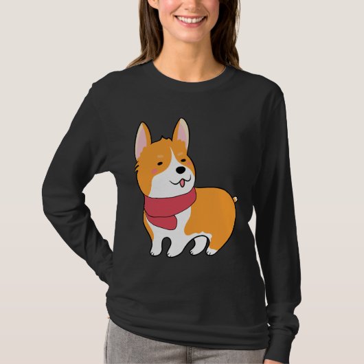 Cute Corgi 527 T-shirt (Voorkant)