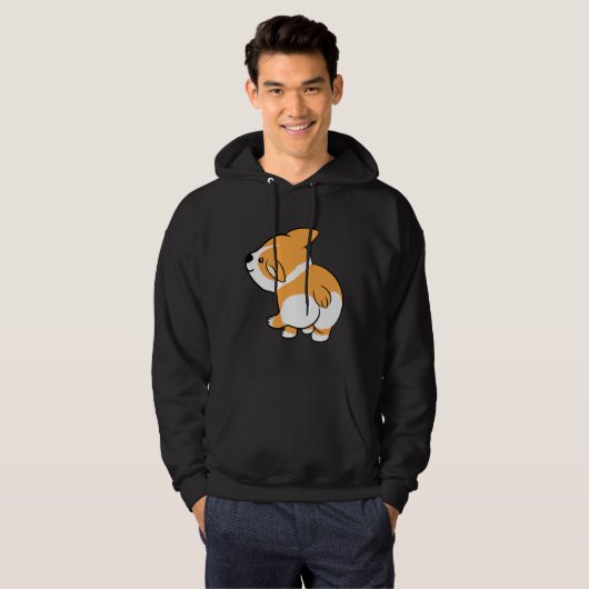 Cute Corgi 731 Hoodie (Voorkant volledig)