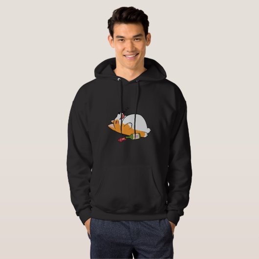 Cute Corgi 732 Hoodie (Voorkant volledig)