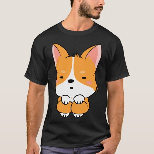 Cute Corgi 740 T-shirt (Voorkant)