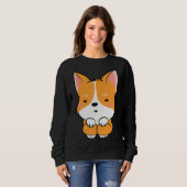Cute Corgi 740 Trui (Voorkant volledig)