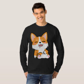 Cute Corgi 743 T-shirt (Voorkant volledig)