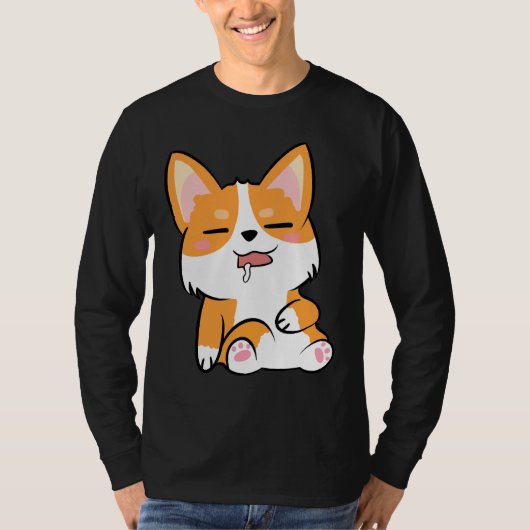 Cute Corgi 743 T-shirt (Voorkant)
