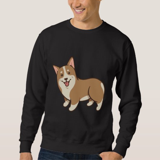 Cute Corgi 893 Trui (Voorkant)