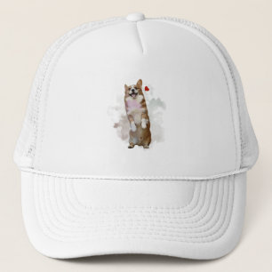 Cute Corgi Art Dog Owner Gift for Corgi Lover Trucker Pet