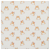 Cute Corgi Behinds Pattern Stof (Swatch)