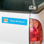 Cute Corgi Bumpersticker (Op Truck)