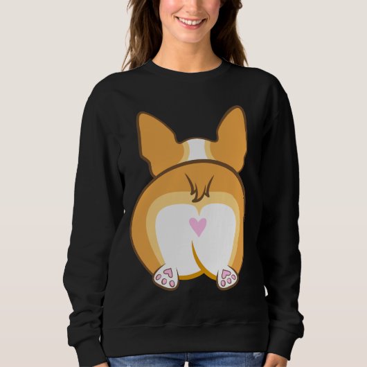 Cute Corgi Butt Lover Trui (Voorkant)