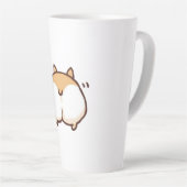 Cute Corgi Butt Mok - Large Latte 17oz (Rechterhoek)