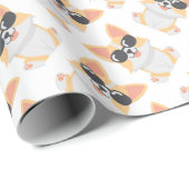 Cute Corgi Cadeaupapier (Rol Hoek)