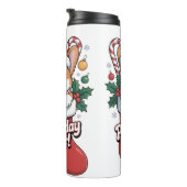 Cute Corgi Christmas Mug – Paw-liday Cheer Coffee  Thermosbeker (Geroteerd rechts)