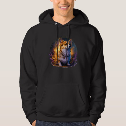 Cute Corgi Cool Pembroke Welsh Corgi  18 Hoodie (Voorkant)