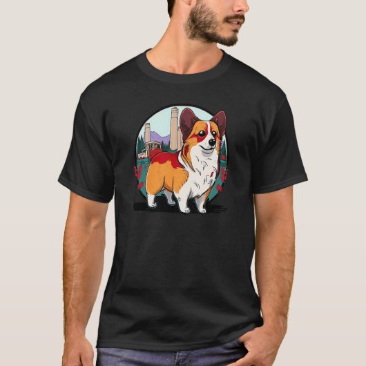 Cute Corgi Cool Pembroke Welsh Corgi 6 T-shirt (Voorkant)