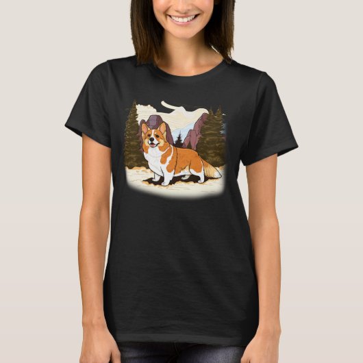 Cute Corgi Cool Pembroke Welsh Corgi  7 T-shirt (Voorkant)