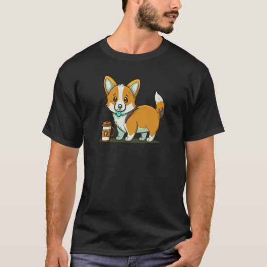 Cute Corgi Cool Pembroke Welsh Corgi  8 T-shirt (Voorkant)