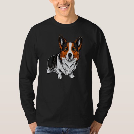 Cute Corgi Cool Pembroke Welsh Corgi  9 T-shirt (Voorkant)