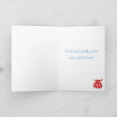 Cute corgi corgi leaving card kaart (Binnen)