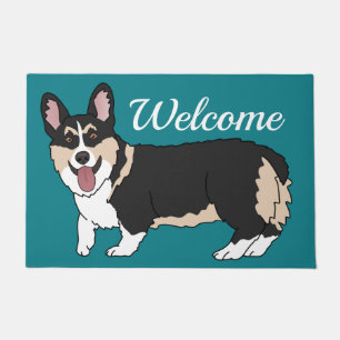Cute Corgi Deurmat
