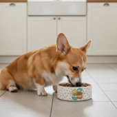 Cute Corgi Dog Bowls | Funny Pattern  Voerbakje