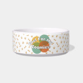 Cute Corgi Dog Bowls | Funny Pattern  Voerbakje (Voorkant)