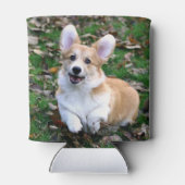 Cute Corgi Dog Leaping Blikjeskoeler (Achterkant)