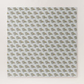 Cute Corgi Dog Pattern Gray Background Legpuzzel (Verticaal)