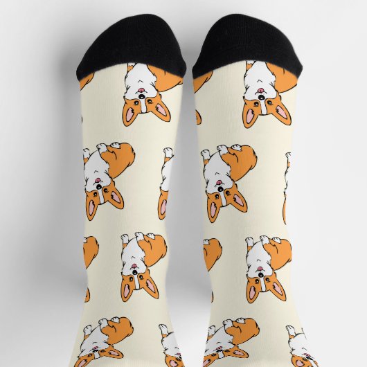 Cute Corgi Dog Pattern Sokken (Top)