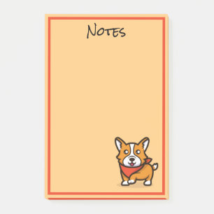 Cute Corgi Dog Post-It Notes