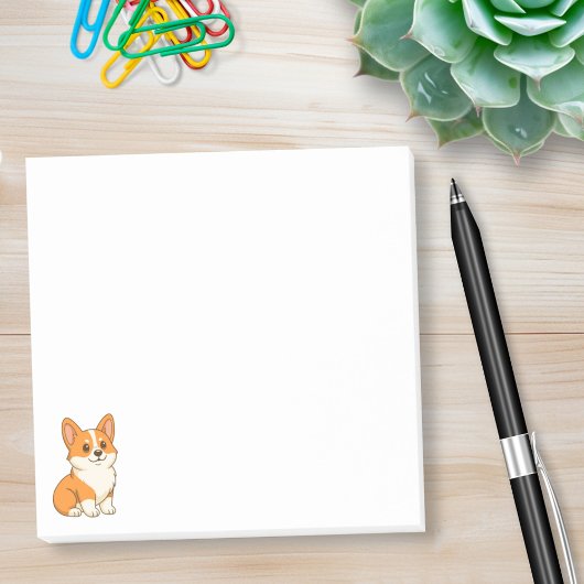 Cute Corgi Dog Post-it® Notes