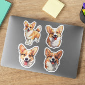 Cute Corgi Dog Puppy Sticker