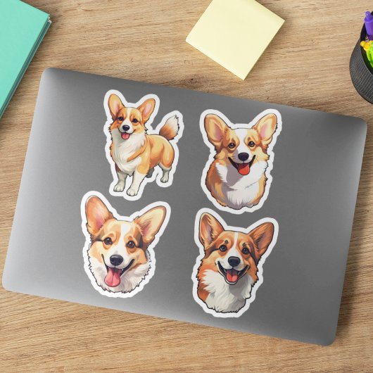 Cute Corgi Dog Puppy Sticker
