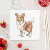 Cute Corgi Dog Servet (Insitu)